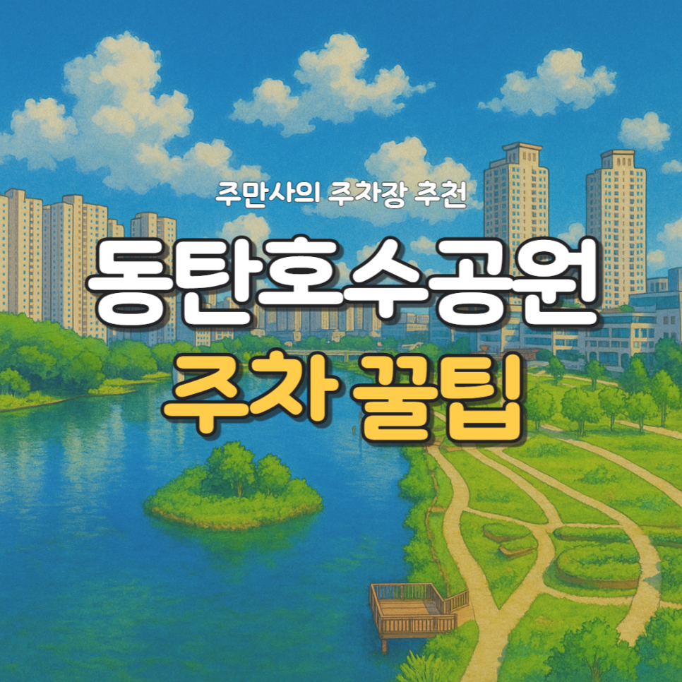 동탄호수공원 줄 안서는 주차장 추천 공영주차장 대기 주말 나들이 저렴한 주차 꿀팁