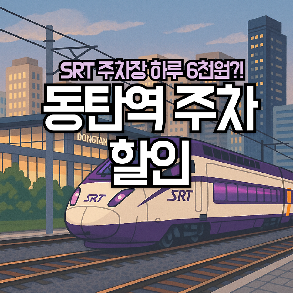 동탄역 SRT 주차장 할인 더 저렴한 곳 찾았어요! 당일권 6천원으로 주차하는 꿀팁 위치 요금 비교 대표 이미지
