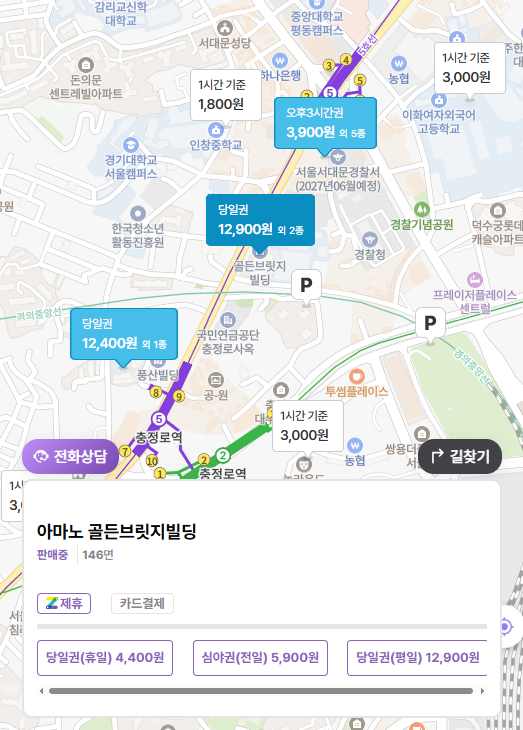 서대문역 주차장 8번 출구 앞 '웨스트게이트타워' 주차장 할인받고 저렴하게 이용하는 꿀팁