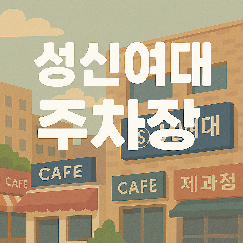 성신여대 주차장 성북구청 공영주차장 요금 더 저렴한 주차장 추천 및 성신여대 규카츠 맛집 정보