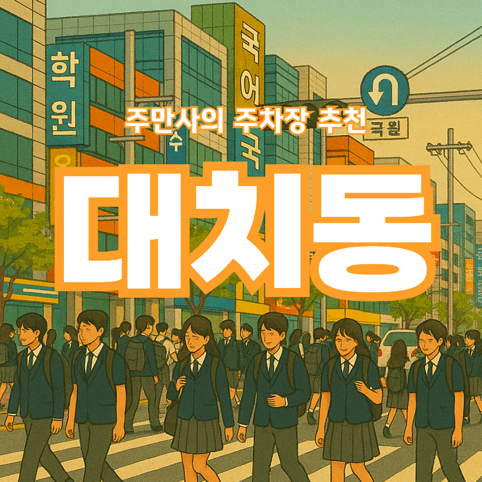 대치동 주차장 | 공영주차장 3곳 요금 위치 비교 저렴한 주차장 주차 꿀팁