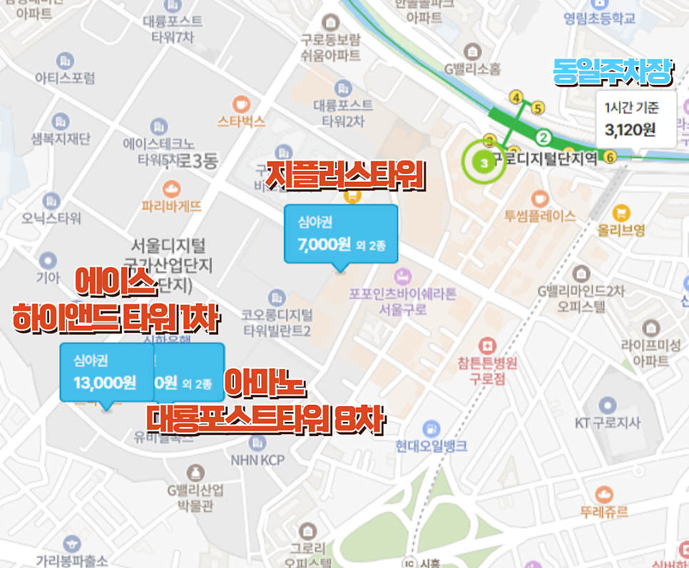 구로디지털단지역 주차장 ㅣ구로디지털단지역 구디역 맛집 총정리 & 주차장 안내
