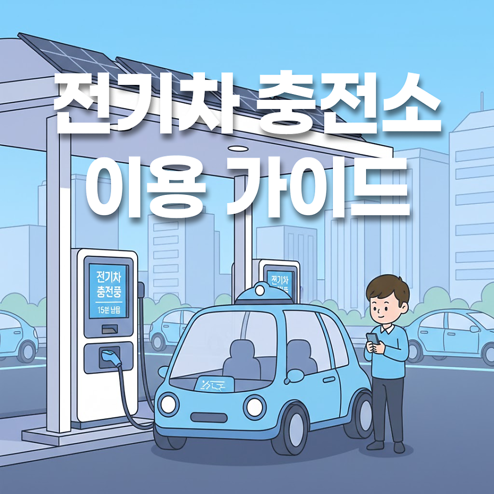 전기차 충전, 생각보다 어렵지 않아요! 초보 이용 가이드 대표 이미지