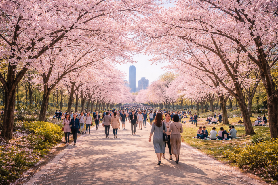 🌸벚꽃축제 주차장, 여의도 서울숲 남산 주차 꿀팁, 정보 안내