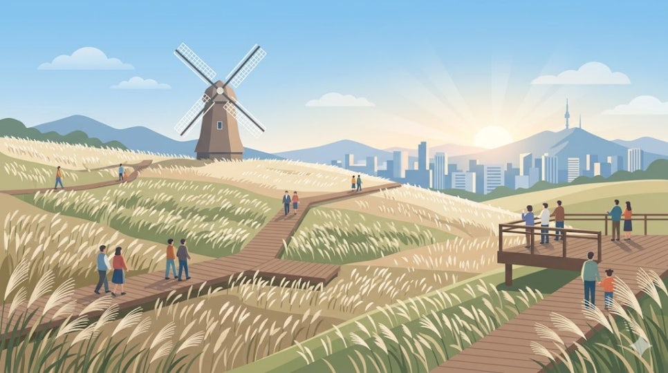 월드컵공원 주차장 나들이 가이드 | 테마공원 방문 시, 당일권 10,000원