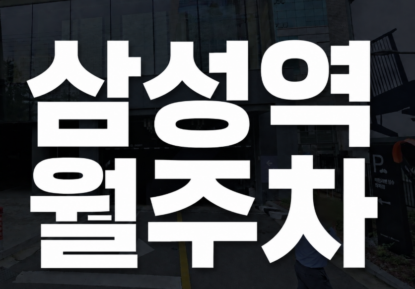 삼성역 월주차, 전일 29만원·야간 8만 9천원, 뭘 골라야 할까? 대표 이미지