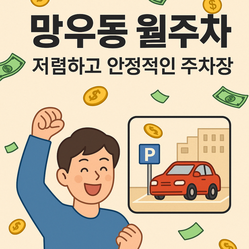 망우동 월주차_ 망우동에 주차장이 이렇게 많은데 모르셨다고요?