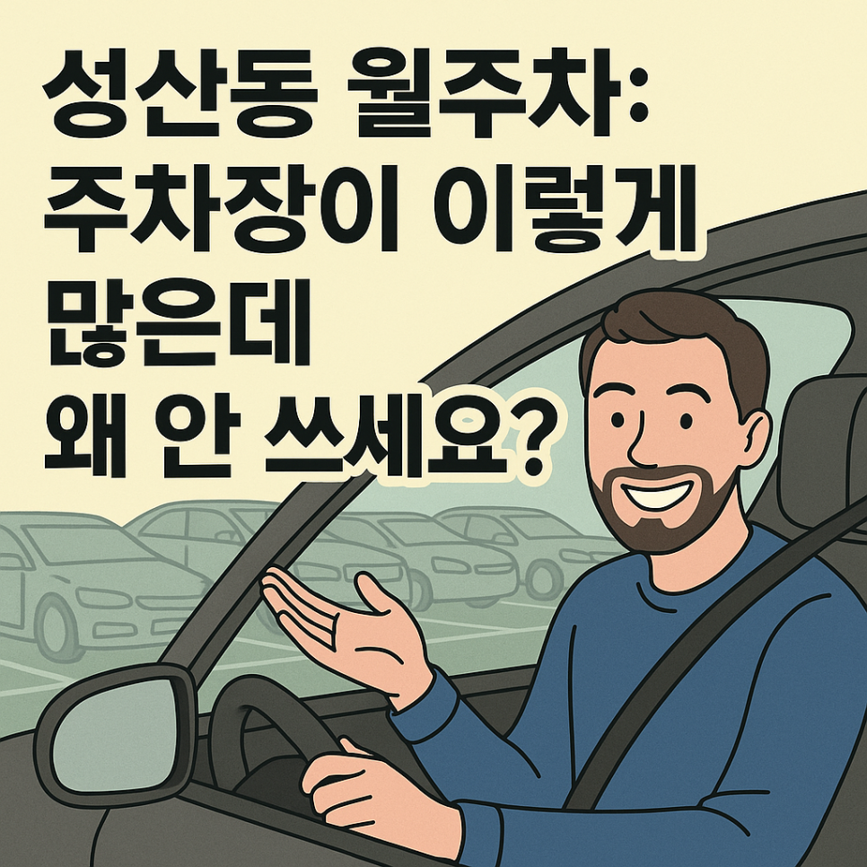 성산동 월주차, 한 눈에 가격 비교하고 저렴하게 이용하자!