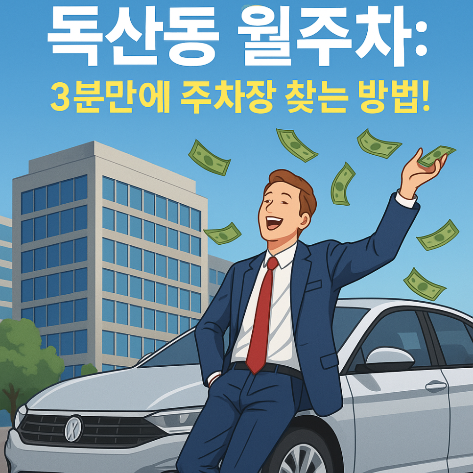 독산동 월주차: 3분만에 주차장 찾는 방법!