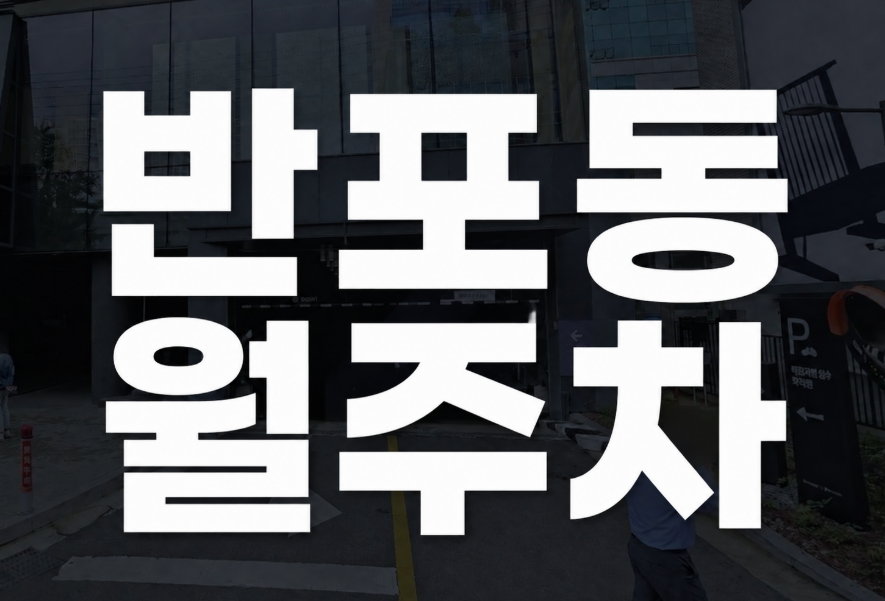 반포동 월주차 월 26만원, 자리 확실한 빌라 단독 주차 대표 이미지