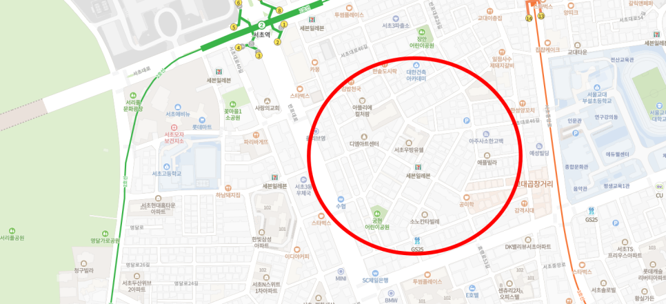 서초역 주변 월주차를 찾으시나요?