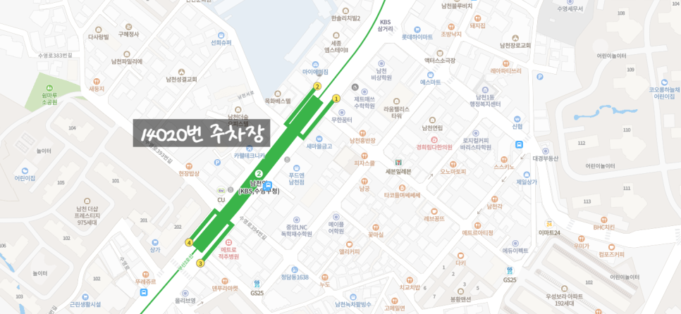 부산 수영구 남천동, 수영동 월주차ㅣ수영구 월주차