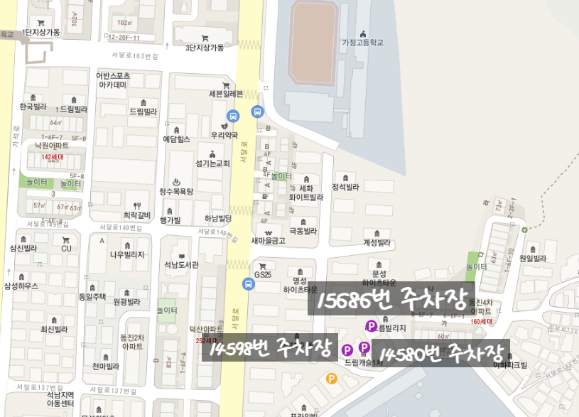 인천 서구 월주차ㅣ검암경서동, 연희동, 청라동, 가정동 월주차