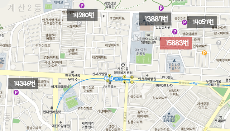 인천 계양구 월주차ㅣ효성동, 계산동, 작전동도 주만사에서 구해요
