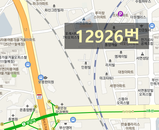 부산 진구 범전동/부전동/양정동/주차장/주만사 월주차