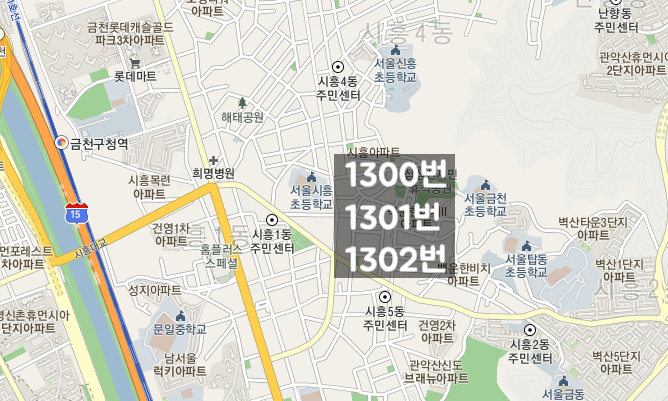 [자동매칭] 금천구 시흥동 월주차 안내(어플에서 결제 가능) 대표 이미지