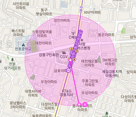 [자동매칭]강동구 길동 월주차 안내(어플에서 결제 후 이용 가능) 대표 이미지