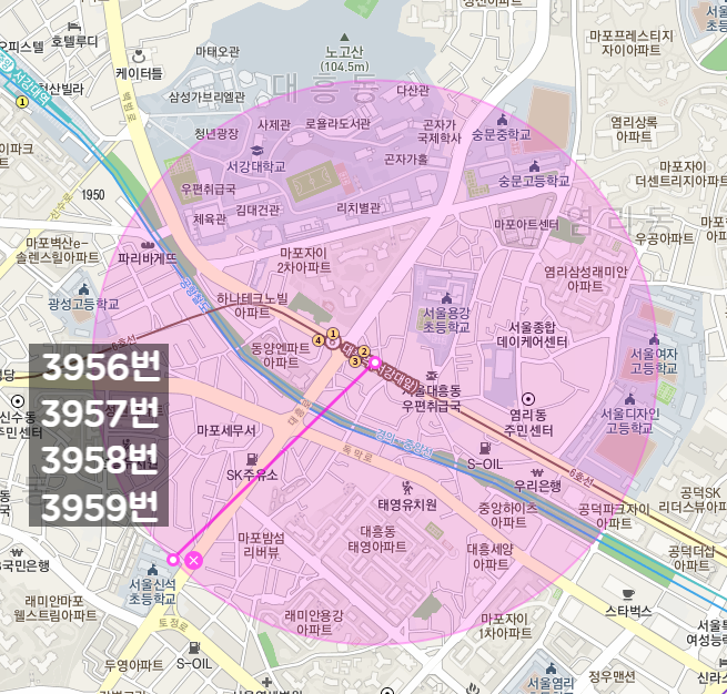 [자동매칭]마포구 신수동 인근 월주차 안내(어플에서 바로 결제 후 이용 가능) 대표 이미지