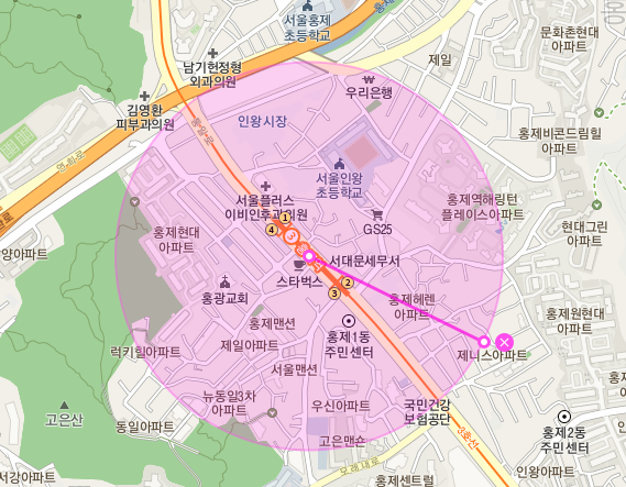 [자동매칭]서대문구 홍제동 인근 월주차 안내(어플에서 결제 후 이용 가능) 대표 이미지