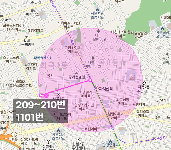 [자동매칭]강서구 화곡동 인근 월주차 안내(어플에서 결제 후 이용 가능) 대표 이미지