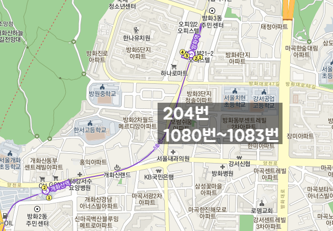 [자동매칭]강서구 방화동 인근 월주차 안내(어플에서 결제 후 이용 가능) 대표 이미지