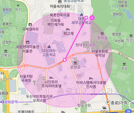 [자동매칭]종로구 원서동 인근 월주차 안내(어플에서 결제 후 이용 가능) 대표 이미지