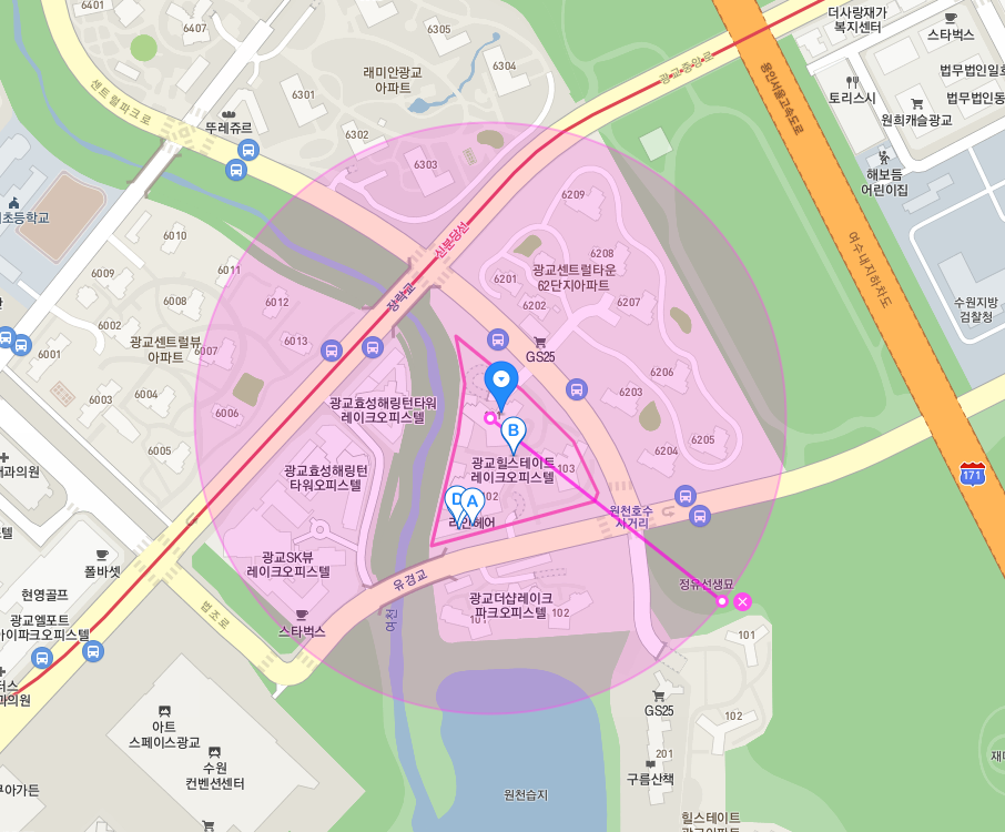 수원시 영통구 하동 광교중앙역 센트럴파크로사거리 주차장ㅣ정기권, 월주차ㅣ주만사 특가로 선착순 접수하세요!