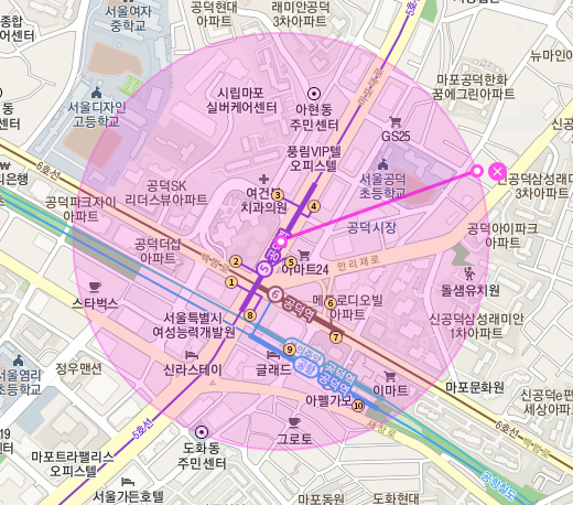 [자동매칭]마포구 신공덕동 공덕역 인근 월주차 안내(어플에서 결제 후 이용 가능) 대표 이미지
