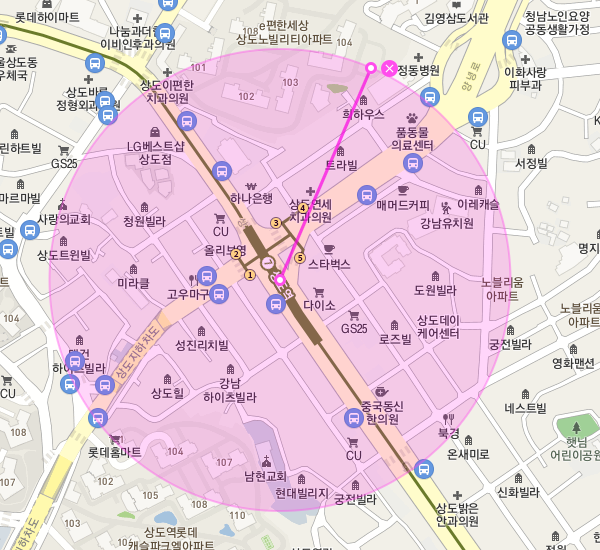 [자동매칭]동작구 상도1동 상도역 인근 월주차 안내(어플에서 결제 후 이용 가능) 대표 이미지