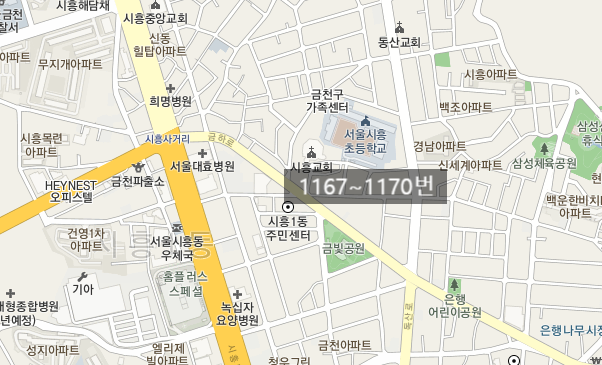 [자동매칭]금천구 시흥동 금천구가족센터 인근 월주차 안내(어플에서 결제 후 이용 가능) 대표 이미지