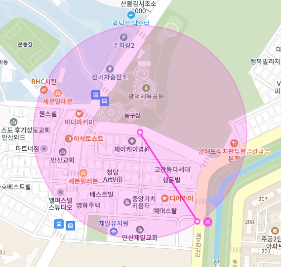안산시 고잔동 월주차 100,000원에 단일주차로 이용하세요!