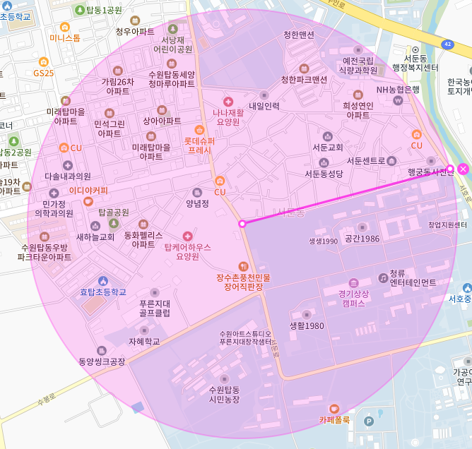 경기도 수원시 권선구 탑동 수원수목원 경기상상캠퍼스 부근 월주차, 월정기권 | 주차 고민 Bye-Bye! 가장 편리한 주차 노하우! 주만사!!!