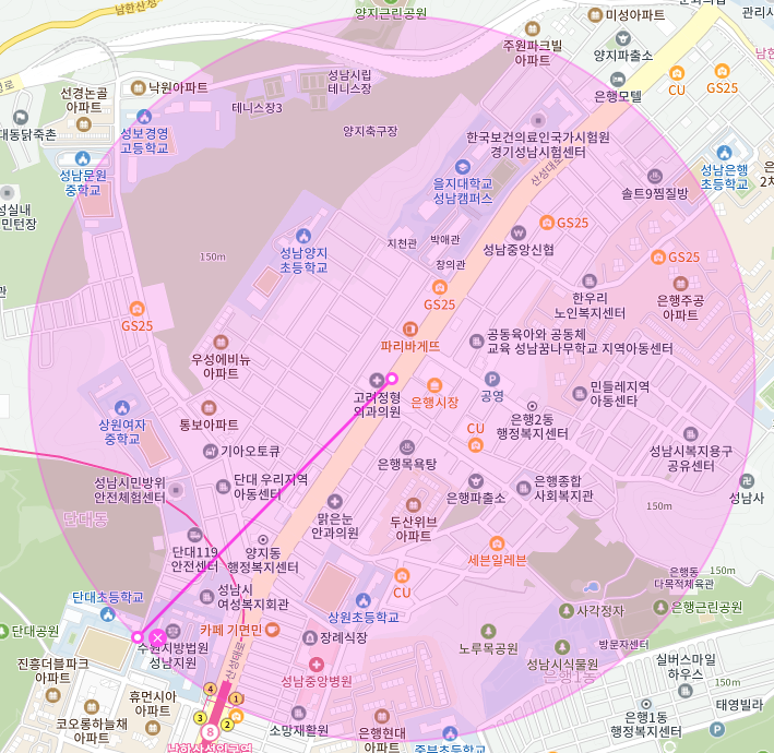 경기도 성남시 수정구 양지동 을지대학교 남한산성입구역 부근 월주차, 월정기권 | 주만사 특가 놓치면 후회할텐데,,