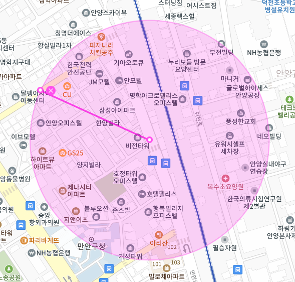 안양시 만안구 안양동 월주차, 24시간을 월 107,000원으로!