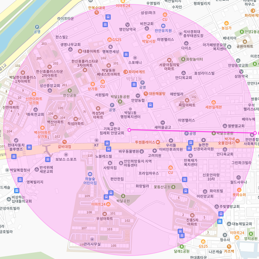 경기도 안양시 만안구 박달동 박달시장 연성대학교 부근 월주차, 월정기권 | 주만사가 답입니다!!