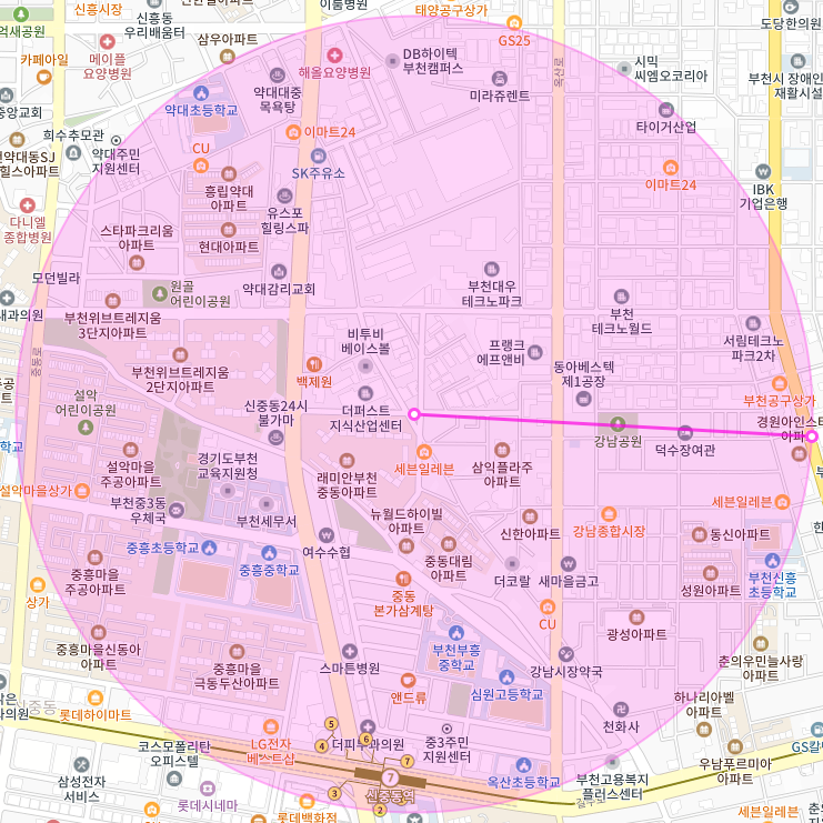경기도 부천시 도당동 신중동역 교육청 부근 월주차, 월정기권 | 도당동 주차 이슈, 주만사로 해결!!
