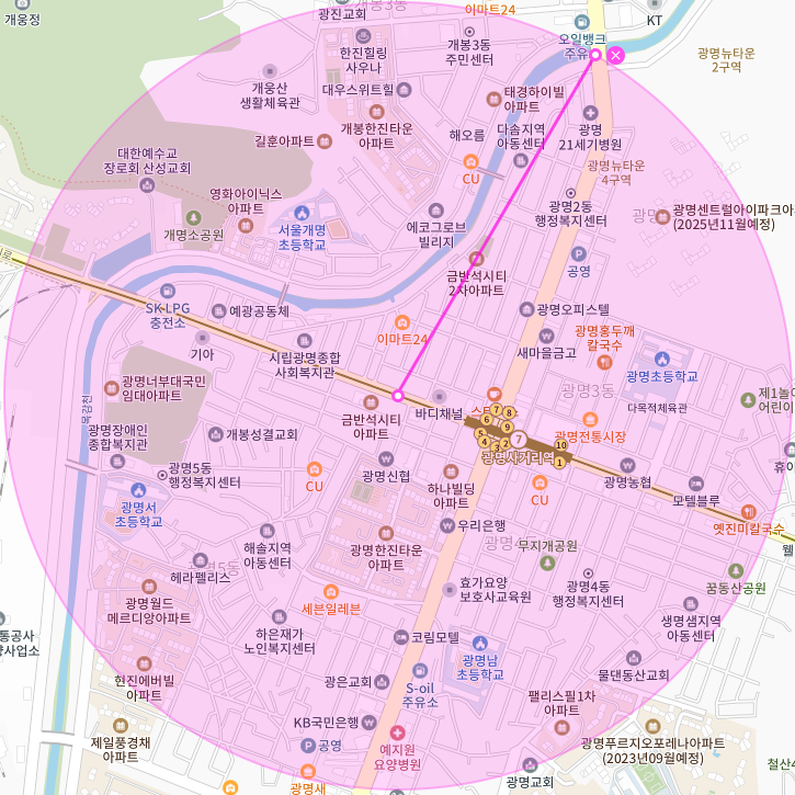 경기도 광명시 광명동 광명사거리역 21세기병원 부근 월주차, 월정기권 | 반복되는 주차 이슈!! 주만사로 오세요!!