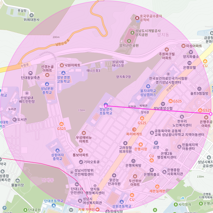 경기도 성남시 수정구 양지동 을지대학교 남한산성입구역 부근 월주차, 월정기권 | 주만사로 한방에 해결하는 주차이슈!!