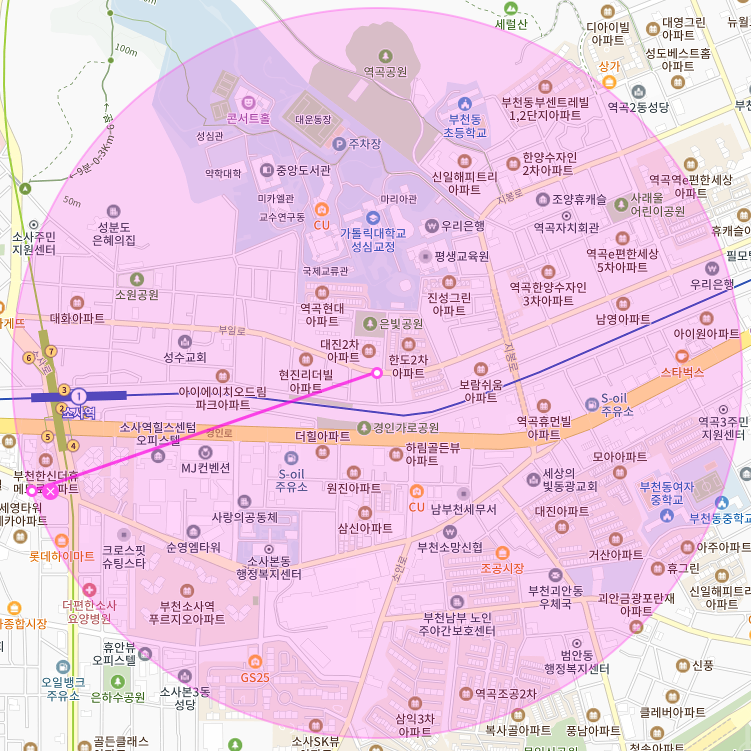 경기도 부천시 역곡동 가톨릭대학교 소사역 부근 월주차, 월정기권 | 주만사로 한방에 해결하는 주차이슈!!