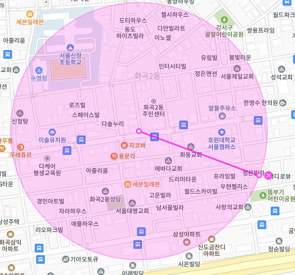 서울 강서구 화곡동 | 월주차 정기권 | 주간 | 서울신정초등학교 인근 주차장