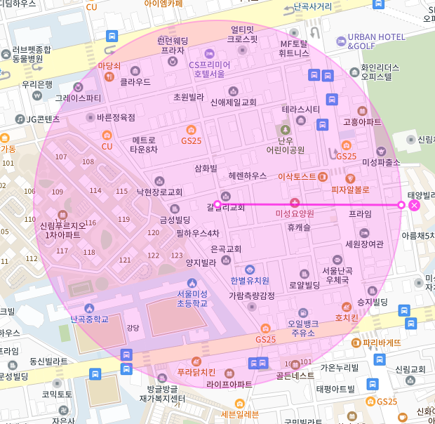 서울 관악구 신림동 | 월주차 정기권 | 주간 | 난곡사거리 인근 주차장