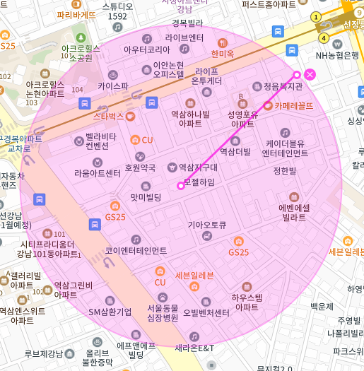 서울 강남구 역삼동 | 월주차 정기권 | 전일제 | 선정릉역 인근 주차장