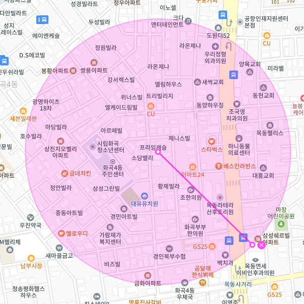 서울 강서구 화곡동 | 월주차 정기권 | 주간 | 목동사거리 인근 주차장