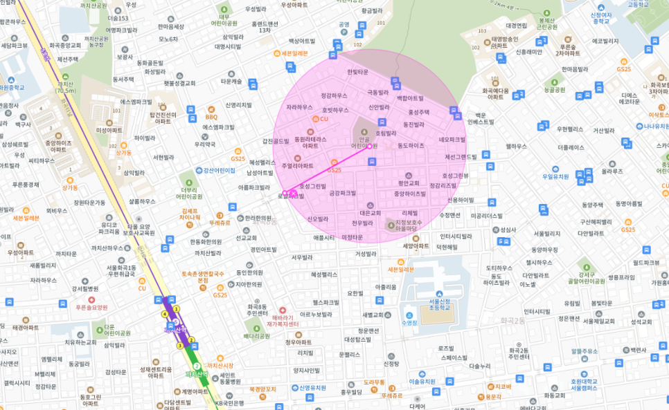 화곡동 공영주차장 없을 때 / 강서구 월주차 / 까치산역 주차장 / 주만사 / 평일 주간제