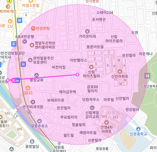 서울 관악구 신림동 | 월주차 정기권 | 전일제 | 신림역 인근 주차장
