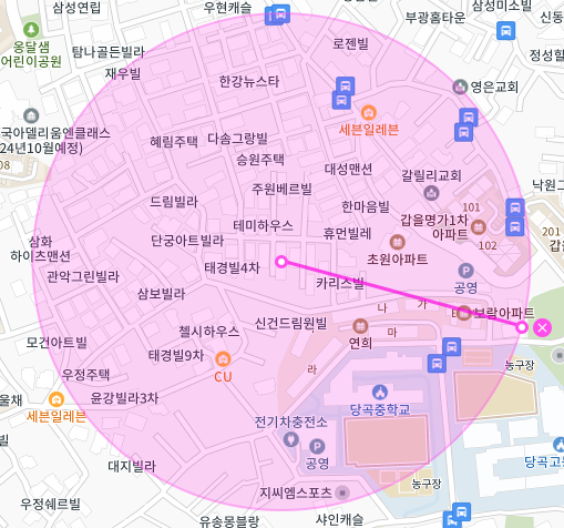 서울 동작구 상도동 | 월주차 정기권 | 전일제 | 당곡중학교 인근 주차장
