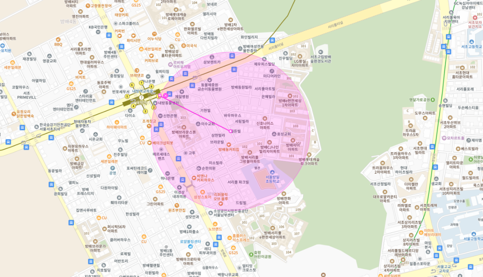 방배동 공영주차장 없을 때 / 서초구 월주차 / 내방역 주차장 / 평일 주간제
