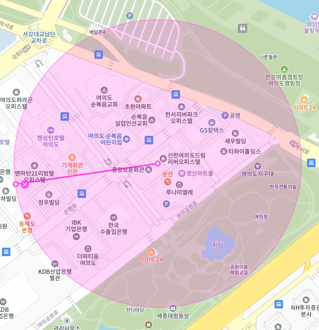 서울 영등포구 여의도동 | 월주차 정기권 | 전일제 | 여의도순복음교회 인근 주차장