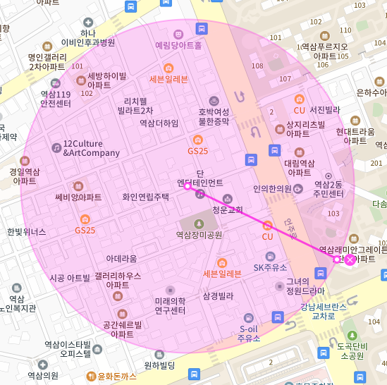 서울 강남구 역삼동 | 월주차 정기권 | 주간 | 강남세브란스병원 인근 주차장