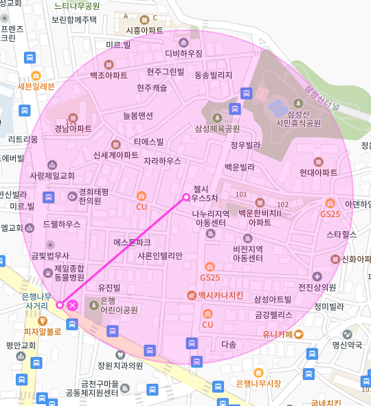 서울 금천구 시흥동 | 월주차 정기권 | 주간 | 은행나무사거리 인근 주차장